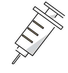 注射器のイラスト